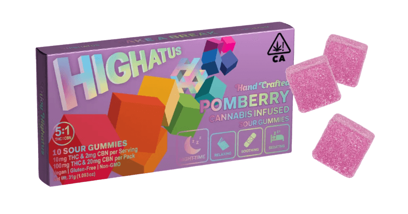 Pomberry Sour Gummies 5:1