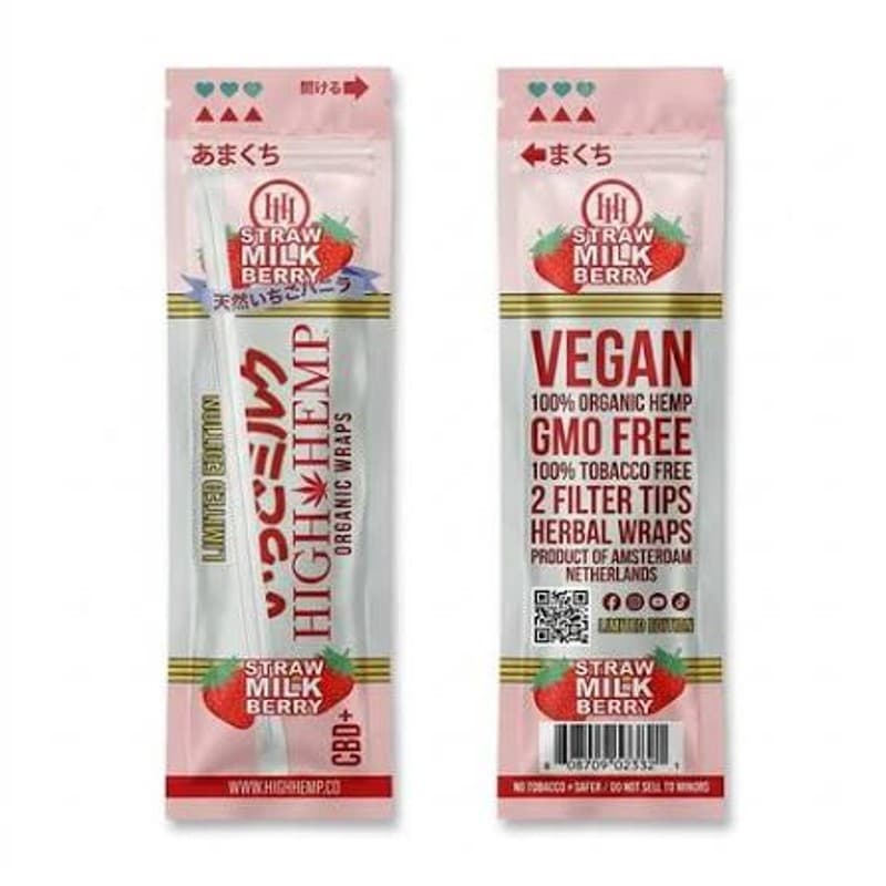 Strawberry Milk 2-Pack Hemp Wraps
