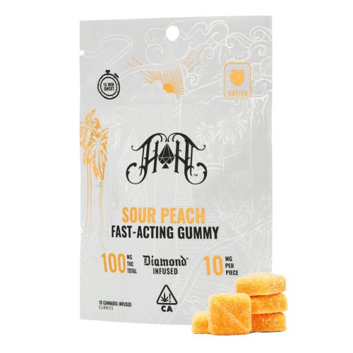 Sour Peach Fast-Acting Gummies