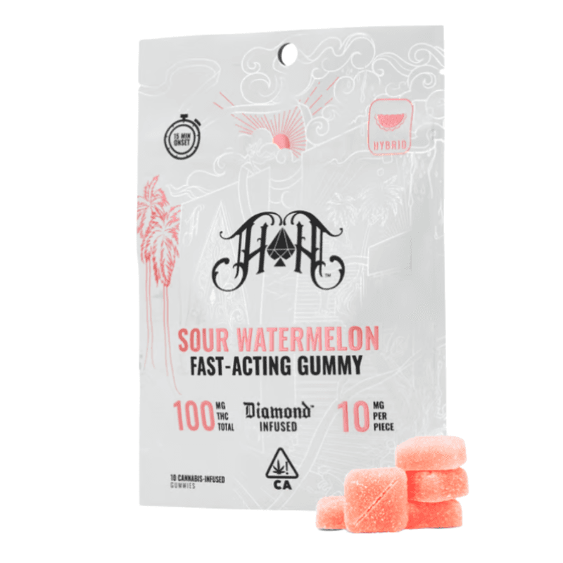 Sour Watermelon Fast-Acting Gummies