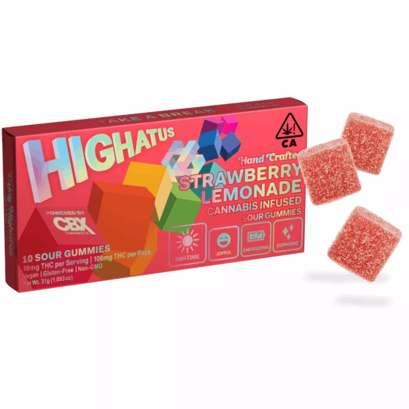 Strawberry Lemonade Sour Gummies