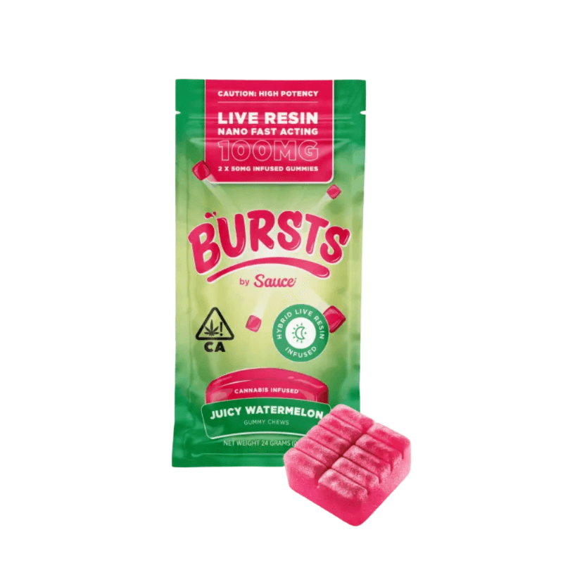 Juicy Watermelon Live Resin Gummies