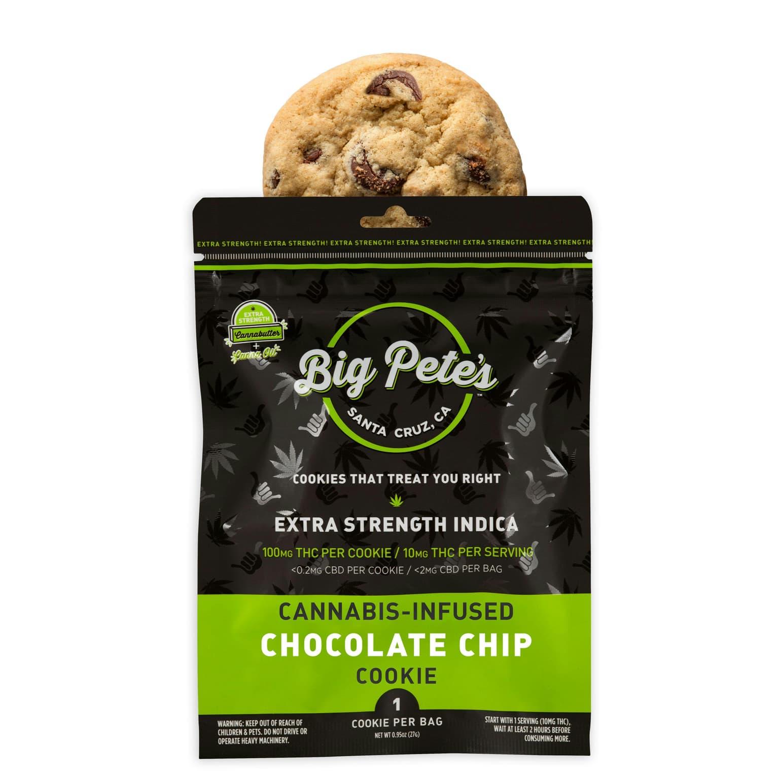 Chocolate Chip Extra Strength Cookie
