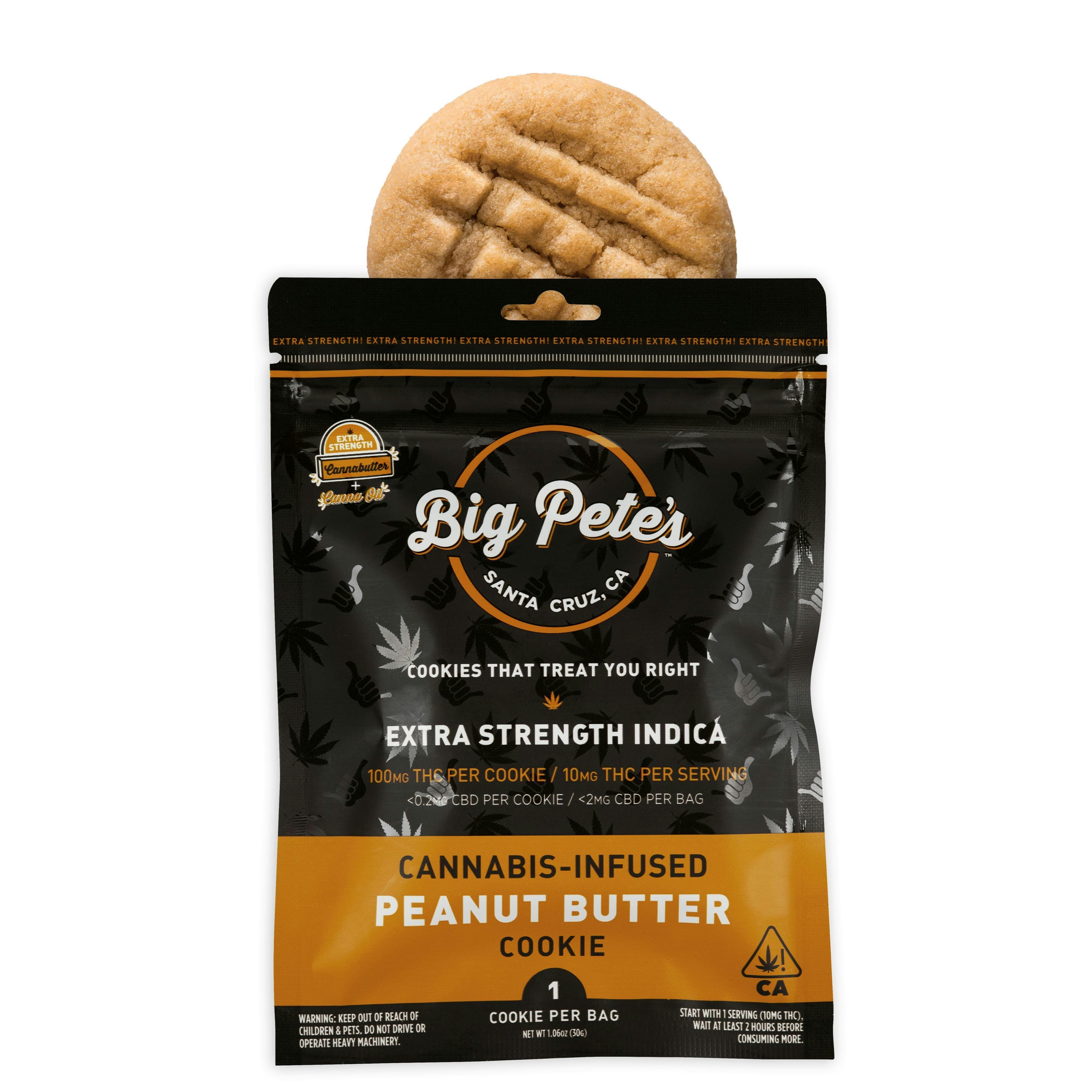 Peanut Butter Extra Strength Cookie