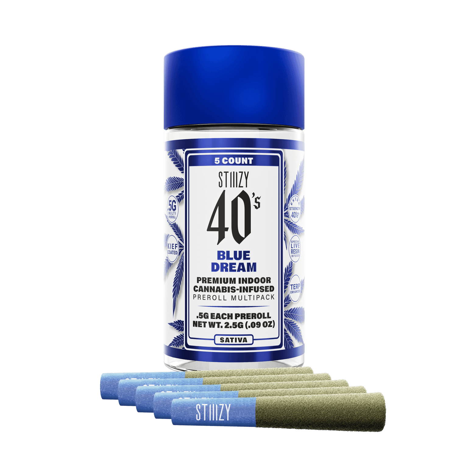 Blue Dream 40's Infused Mini Joint 5-Pack