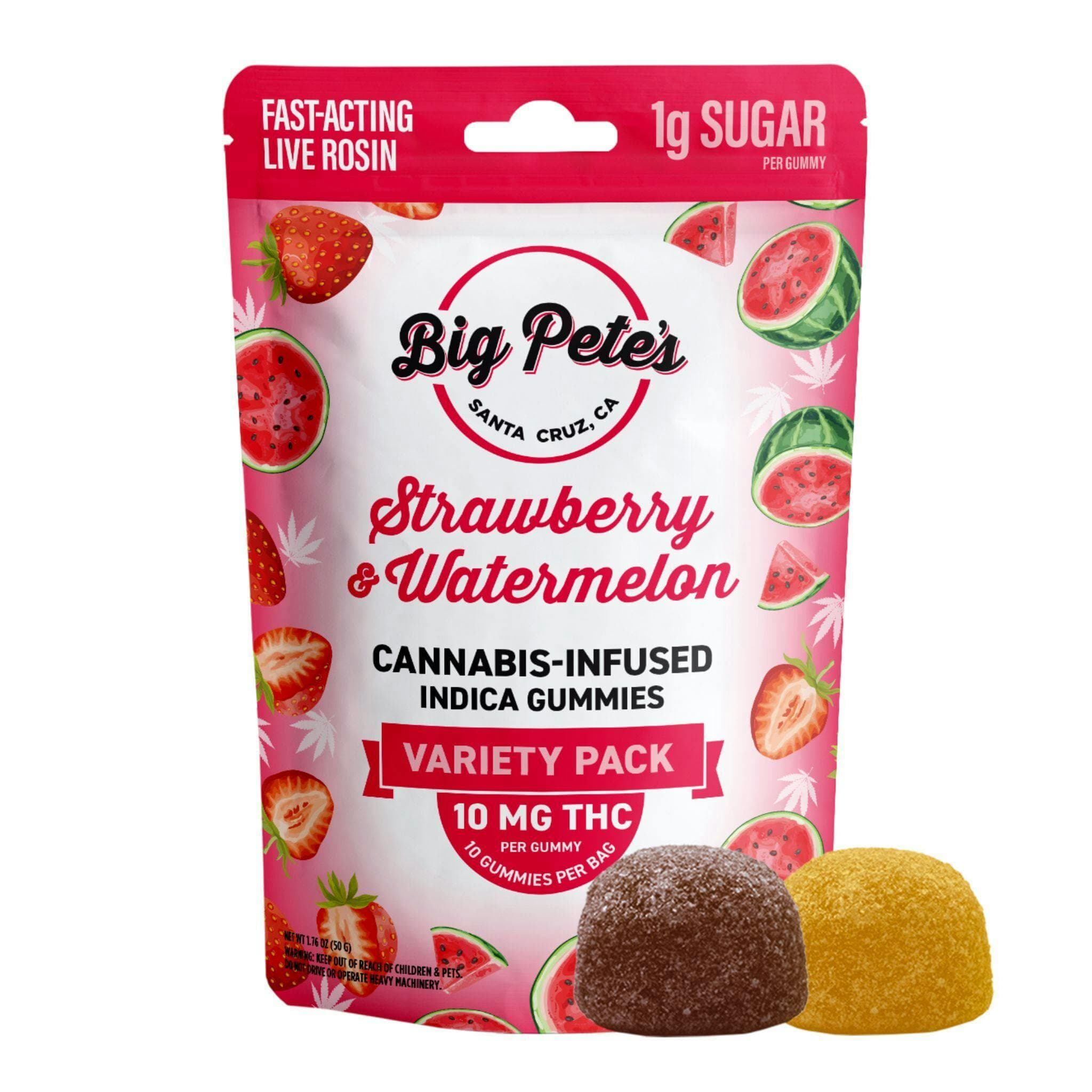 Strawberry & Watermelon Live Rosin Gummies