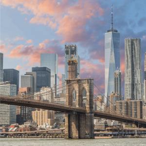 New York City/Brooklyn Bridge Skyline