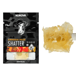 Korova Amnesia Haze cannabis shatter