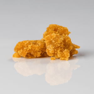A golden cannabis concentrate