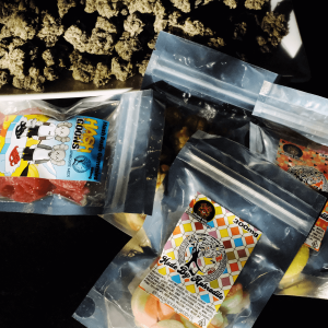 packages of cannabis edibles