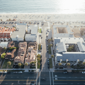 Aerial view of Redondo Beach, CA