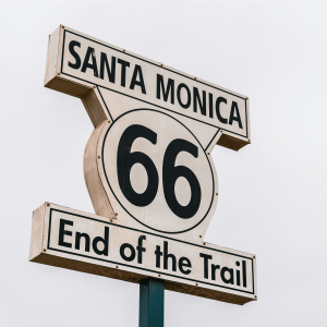 Santa Monica street sign