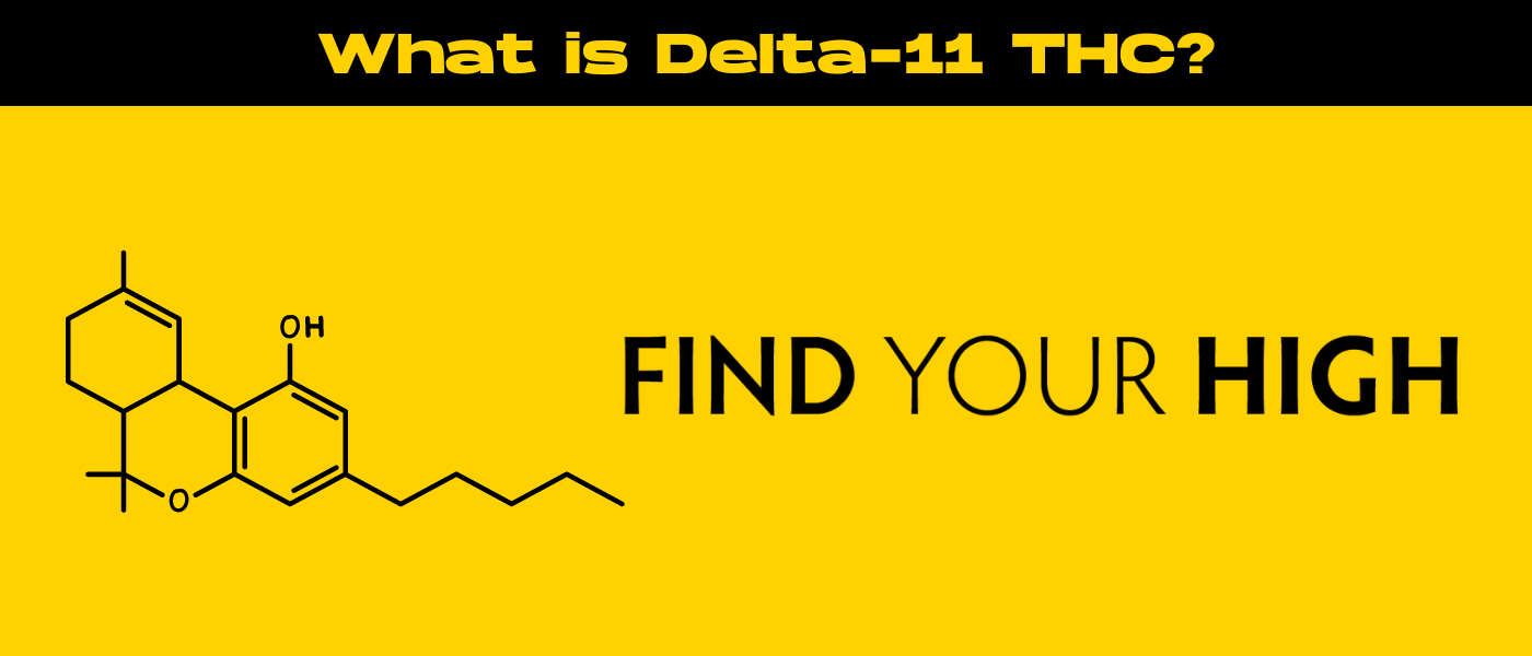 black and yellow banner image for what is delta 11 blog