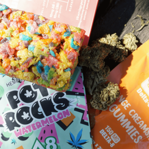 cannabis baked goods and nugs