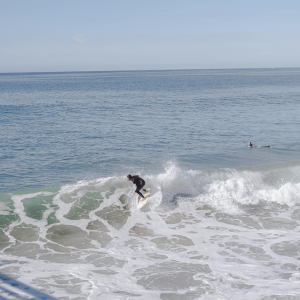 man surfing waves