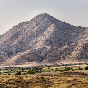 brown hills in California