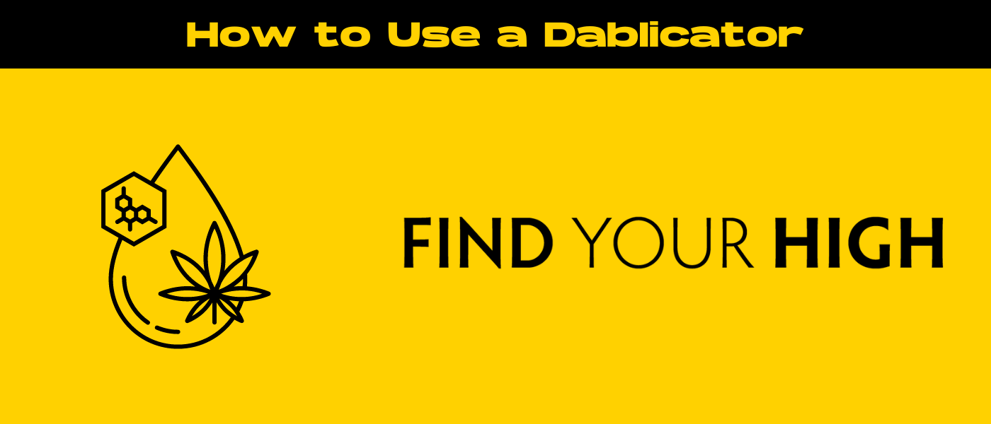 black and yellow banner image for how to use dablicator blog