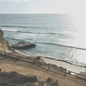 La Jolla coast in San Diego California