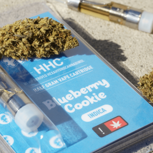 blue hhc cart and hemp nug