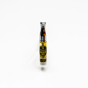 gold cannabis oil in cartridge