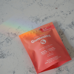 gummies in pink packaging