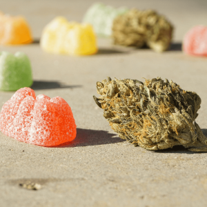 nug next to orange gummy