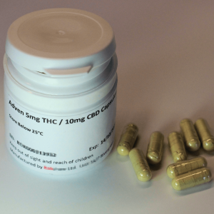 Prescription cannabis capsules